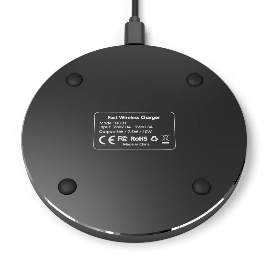 Stylish Wireless Charger, Fast Charging Pad, Decor Desk Accessory, Urbanora Tech Gift, Home Office Essentials